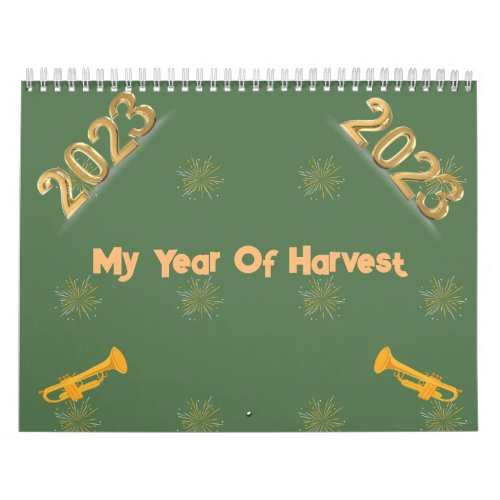 My Year of Harvest New Year 2023 Calendar