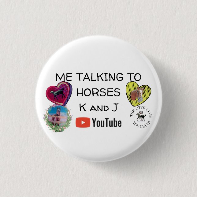 MY YOU TUBE MERCH BUTTON (Front)