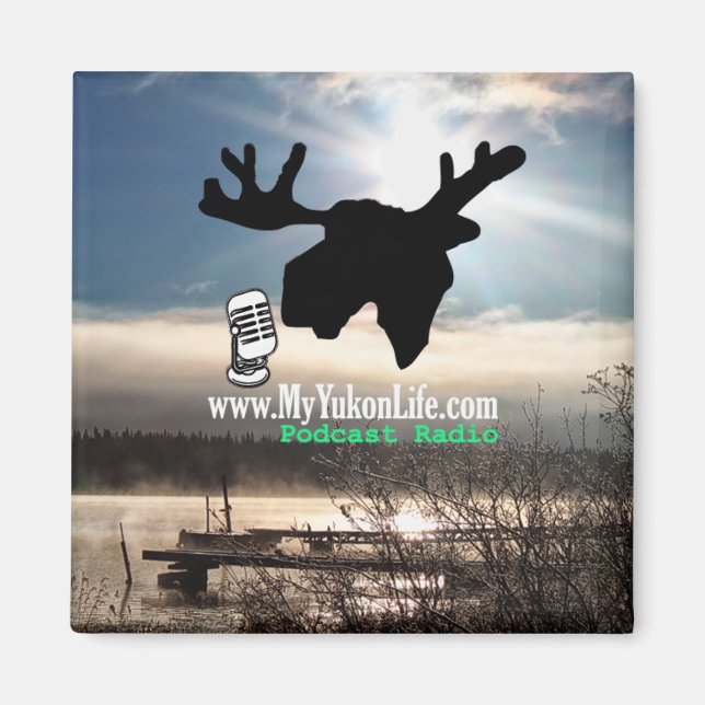 My Yukon Life river magnet (Front)