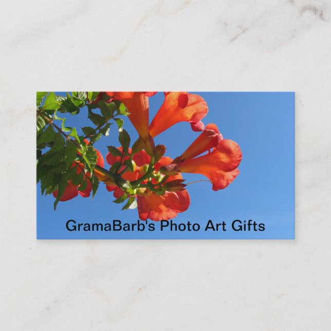 My Zazzle Store Business Card (Front)