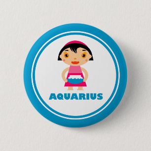My Zodiac Sign is Aquarius Button