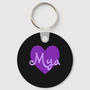 Mya In Purple Keychain by purplestuff at Zazzle