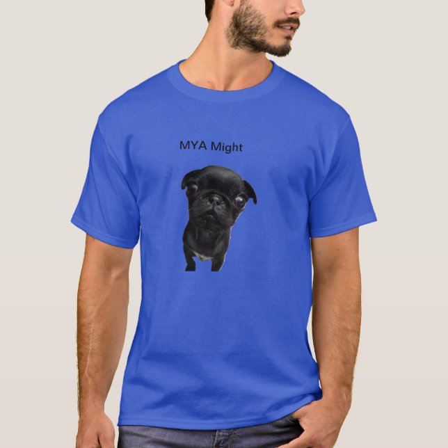 Mya Might Blue T-Shirt (Front)