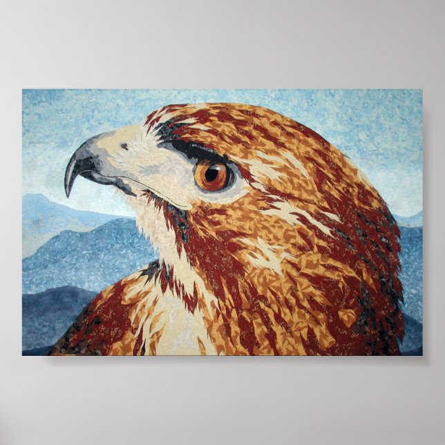Mya - Red-tail Hawk Poster (Front)