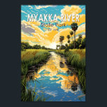 Myakka River State Park Florida Travel Art Vintage Poster<br><div class="desc">Myakka River State Park in a vector art style. Nestled in the heart of Florida, Myakka River State Park is a haven for nature lovers and outdoor enthusiasts. With its vast expanse of wetlands, scenic trails, and abundant wildlife, it offers a captivating experience where you can immerse yourself in the...</div>