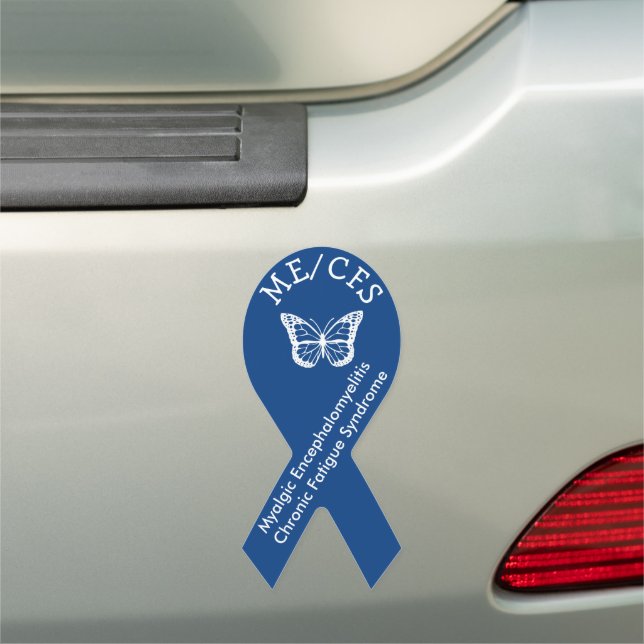 Myalgic Encephalomyelitis Chronic Fatigue Syndrome Car Magnet (In Situ)