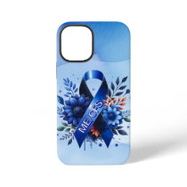 Myalgic Encephalomyelitis ME/CFS Awareness Ribbon iPhone 12 Mini Case