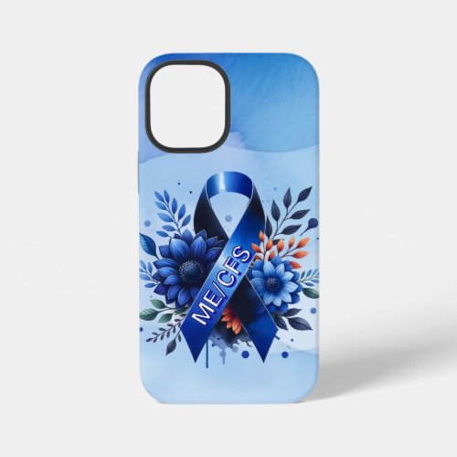 Myalgic Encephalomyelitis MECFS Awareness Ribbon iPhone 12 Mini Case