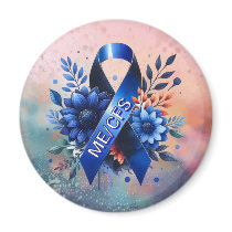 Myalgic Encephalomyelitis ME/CFS Awareness Ribbon Magnet