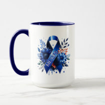 Myalgic Encephalomyelitis ME/CFS Awareness Ribbon Mug