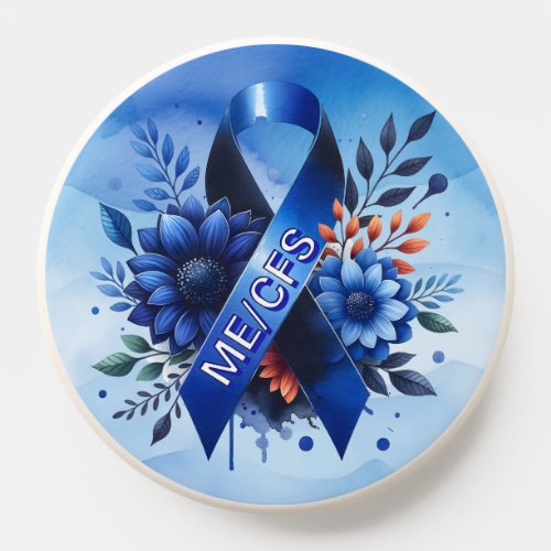 Myalgic Encephalomyelitis MECFS Awareness Ribbon PopSocket