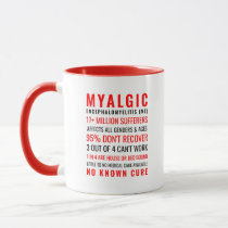 Myalgic Encephalomyelitis (ME) Stats Awareness Mug