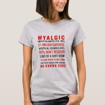 Myalgic Encephalomyelitis (ME) Stats T-Shirt