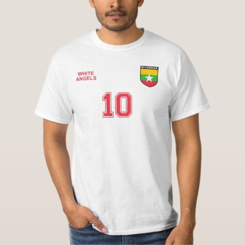 Myanmar Birmania National Football Team Soccer  T_Shirt