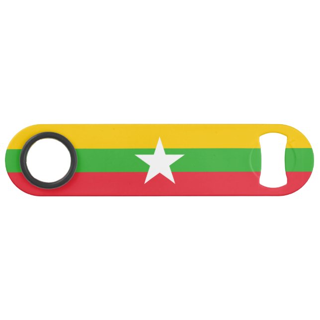 Myanmar Flag Bar Key (Front (Horizontal))