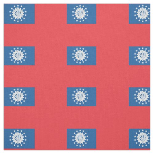 Myanmar Flag Fabric
