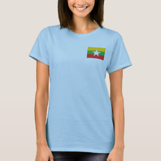 Myanmar Flag + Map T-Shirt