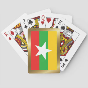 Myanmar Flag Playing Cards