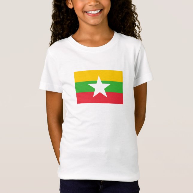 Myanmar Flag T-Shirt (Front)
