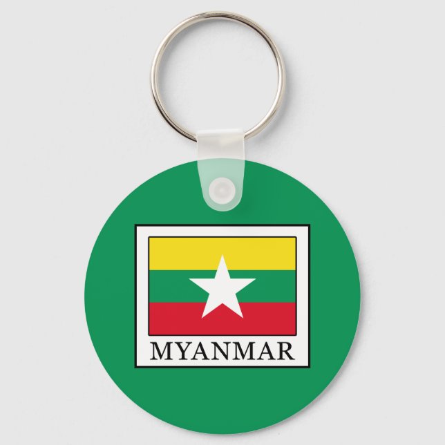Myanmar Keychain (Front)