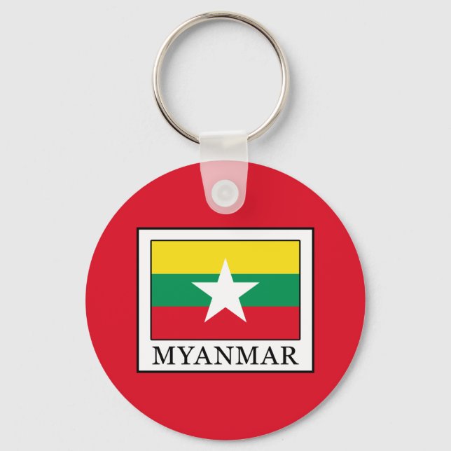 Myanmar Keychain (Front)