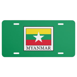 Myanmar License Plate