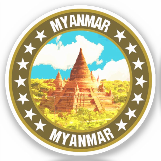Myanmar                                            sticker (Front)