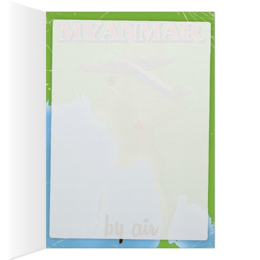 Myanmar vintage travel poster (Inside (Right))