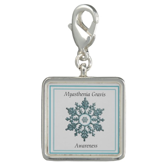 Myasthenia Gravis Awareness Charm (Front)
