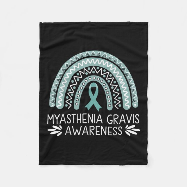 Myasthenia Gravis Awareness  Fleece Blanket (Front)