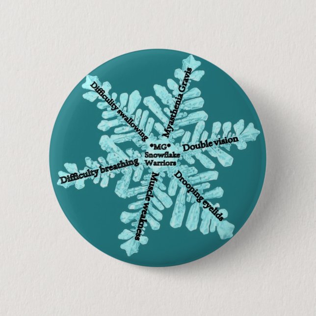 Myasthenia Gravis Awareness Gifts Button (Front)