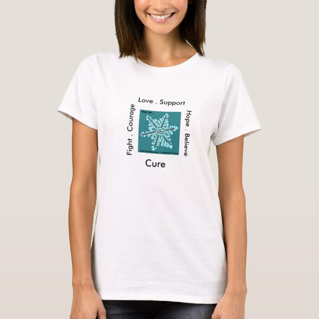 Myasthenia Gravis Awareness Ladies TShirt (Front)