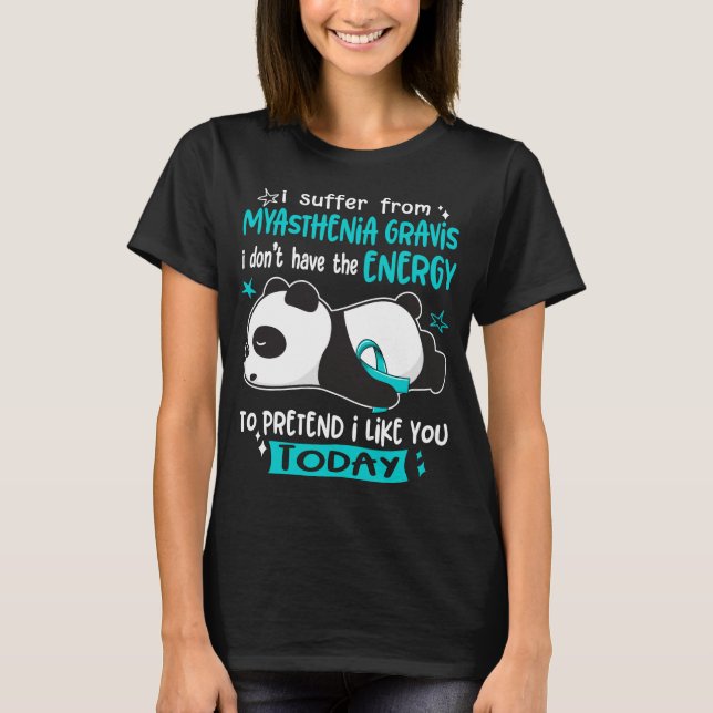 Myasthenia Gravis Awareness Month Ribbon Gifts T-Shirt (Front)