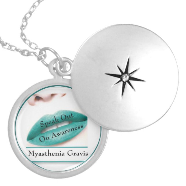 Myasthenia Gravis Awareness Necklace (Front)