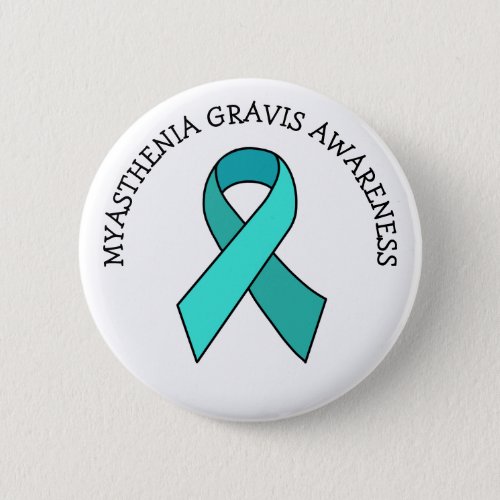 Myasthenia Gravis Awareness Ribbon Button