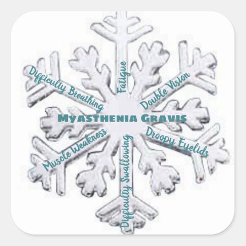 Myasthenia Gravis Awareness Set of 20 Stickers