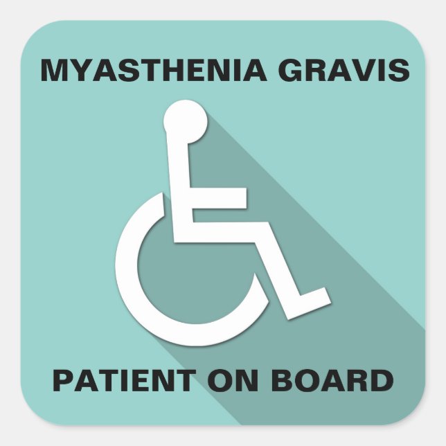 Myasthenia Gravis Awareness STICKER (Front)