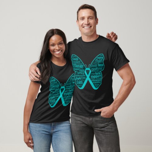 Myasthenia Gravis Butterfly Ribbon T_Shirt