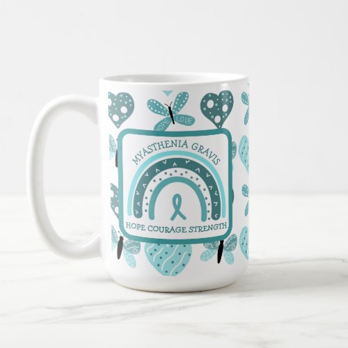 Myasthenia Gravis Hope Courage Strength Coffee Mug