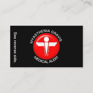 Myasthenia Gravis Medical Alert Card