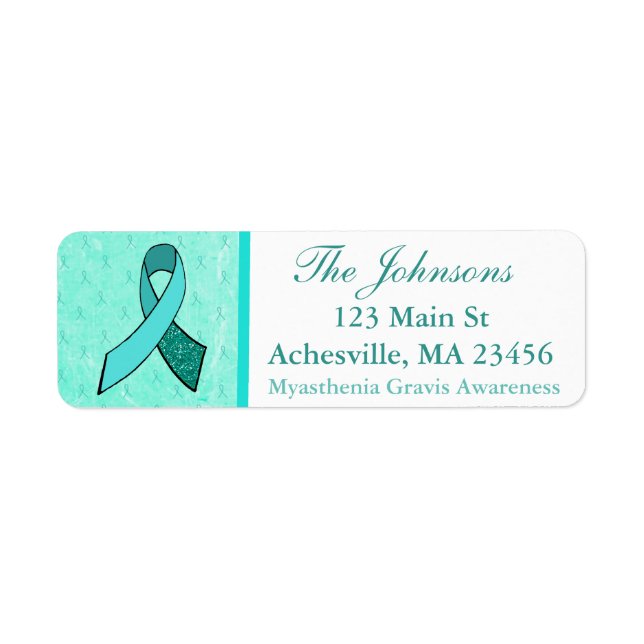 Myasthenia Gravis Return Address Labels (Front)