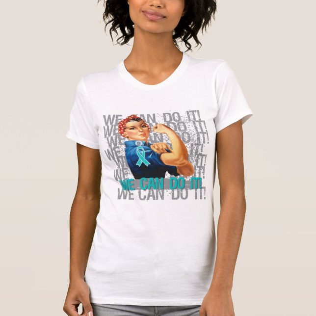 Myasthenia Gravis Rosie WE CAN DO IT T-Shirt (Front)