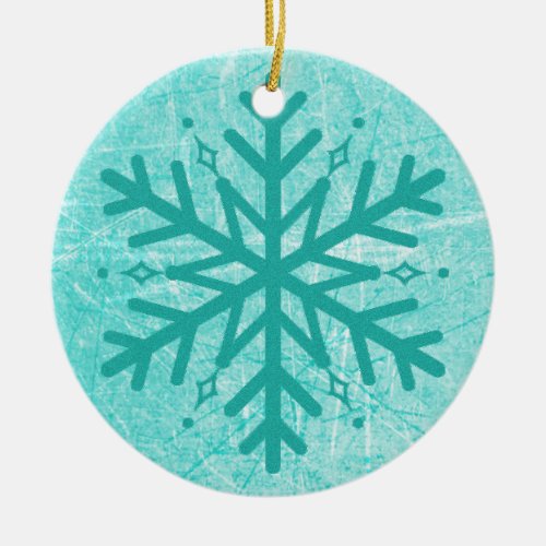 Myasthenia Gravis Snowflake Christmas  Ornament