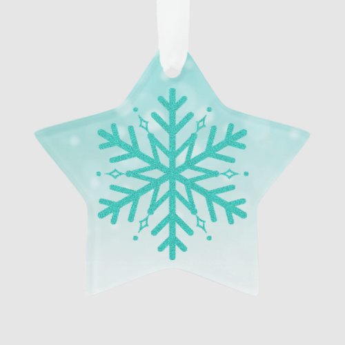 Myasthenia Gravis Warrior Snowflake Ornament