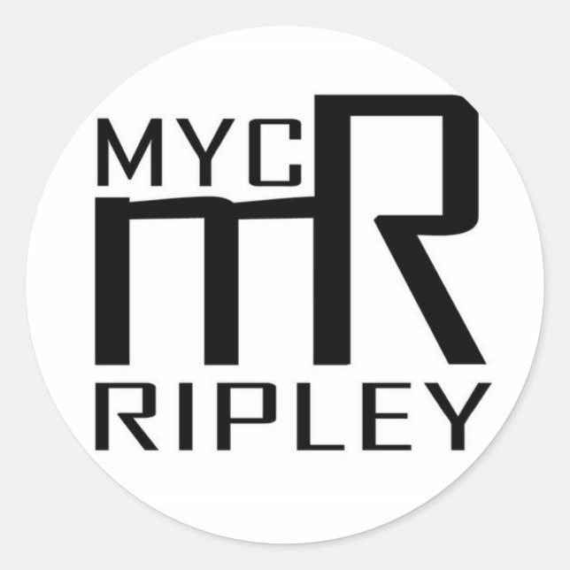 Myc Ripley logo Classic Round Sticker (Front)