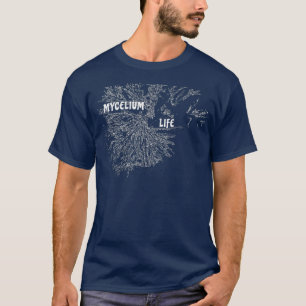 Mycelium Life v2 Mushroom Grower Mycology Lover T-Shirt