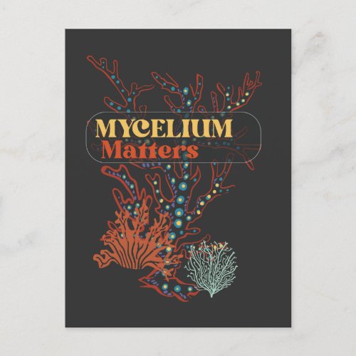 Mycelium Matters mushroom foraging Postcard