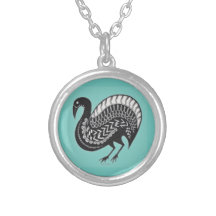 Mycenaean Greek Inspired Blue Bird Necklace