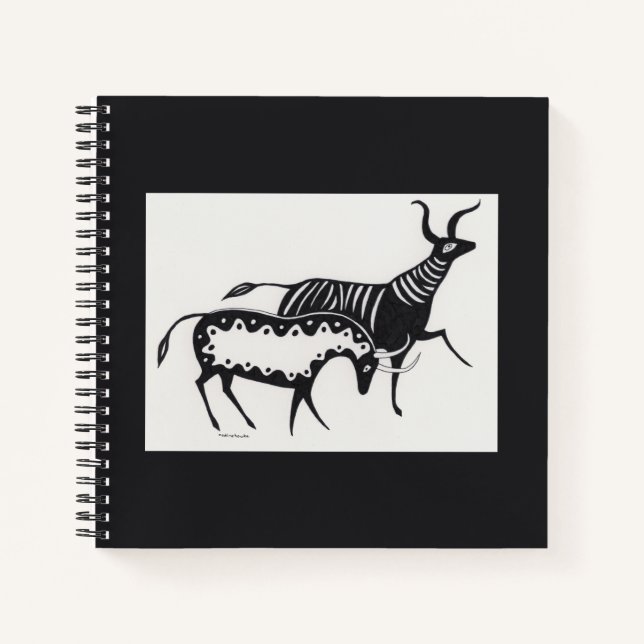 Mycenaean Greek Inspired Cattle Notebook (Front)