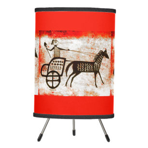 Mycenaean Greek Inspired Red Charioteer Lamp